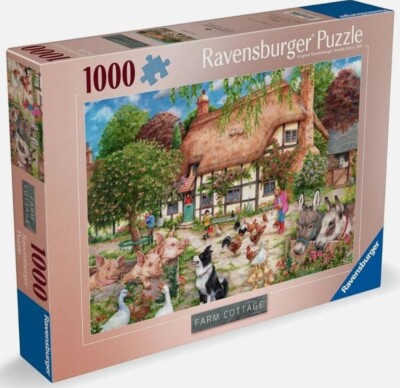 RAVENSBURGER PUZZLE*1000 TEILE*DEBBIE COOK*FARM COTTAGE*RARITÄT*NEU+OVP