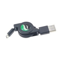 Retractable USB Cable MicroUSB Charger Power for Cell Phones