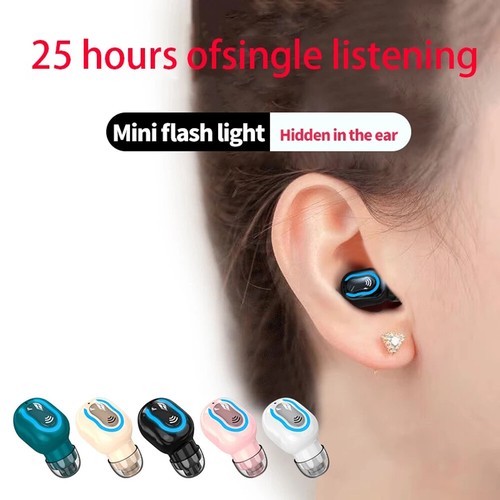 Bluetooth Mini Headset Wireless Computer Earphone Music Earpiece for Cellphones - Picture 2 of 17