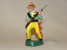 FIGURINE COMPOSITION NB NAZAIRE BEEUSAERT COWBOY AVEC FUSIL DURSO CHIALU BM GJ