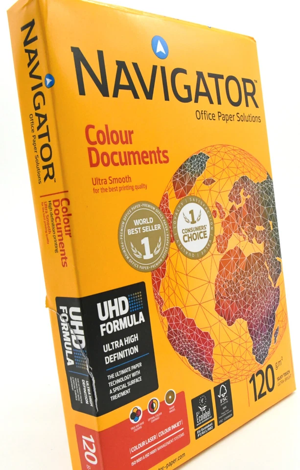 250 Feuilles papier a4 blanc 120 gr,  impression couleurs Laser ou jet d'encre - Photo 3/3