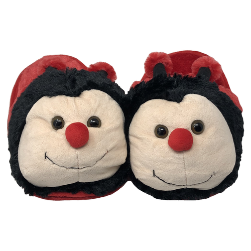 Pantofole Ciabatte in Peluche Invernali Coccinella Taglia 38-40 Bambina -  400690 | eBay