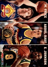 1993-94 Hoops Fifth Anniversary Gold #287 Price Mahmoud Abdul-Rauf Eddie Johnson