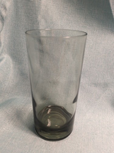 Smoky Gray Highball Glasses 12 oz Tumblers Barware Vintage Style Retro - Picture 7 of 7