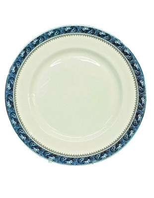 BLUE MIST FINE ENGLISH BONE CHINA BY AYNSLEY 10 1/2'' DINNER PLATE, NEW