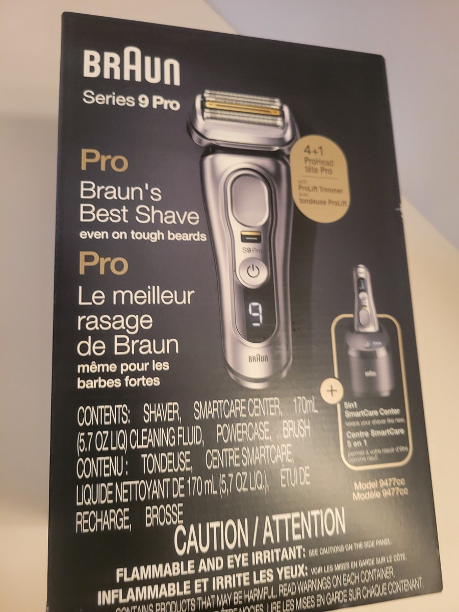Braun Series 9 Pro Electric Shaver with PowerCase - Black/Silver
