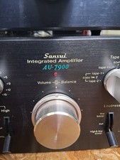 Sansui AU-7900 Integrated Amplifier 75W Class AB 2CH Phono AUX Tape Black