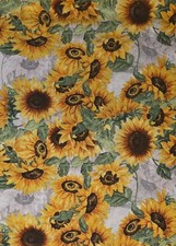 David Textiles - Fields Of Sunflowers Quilting and Crafting Fabric