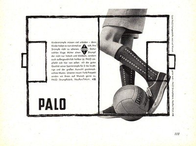 3w9821/ Reklame / Werbung aus 1955   PALO Strumpffabrik   Neuffen