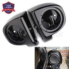 Lower Vented Fairing 6.5" Speaker Pods Boxes Fit for Harley Touring Street Glide