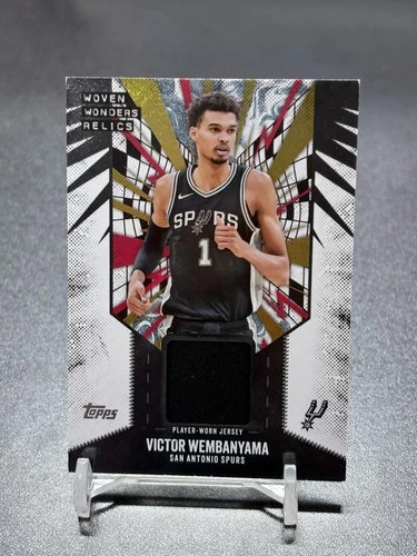 2025-26 Topps Flagship Victor Wembanyama Woven Wonders Patch