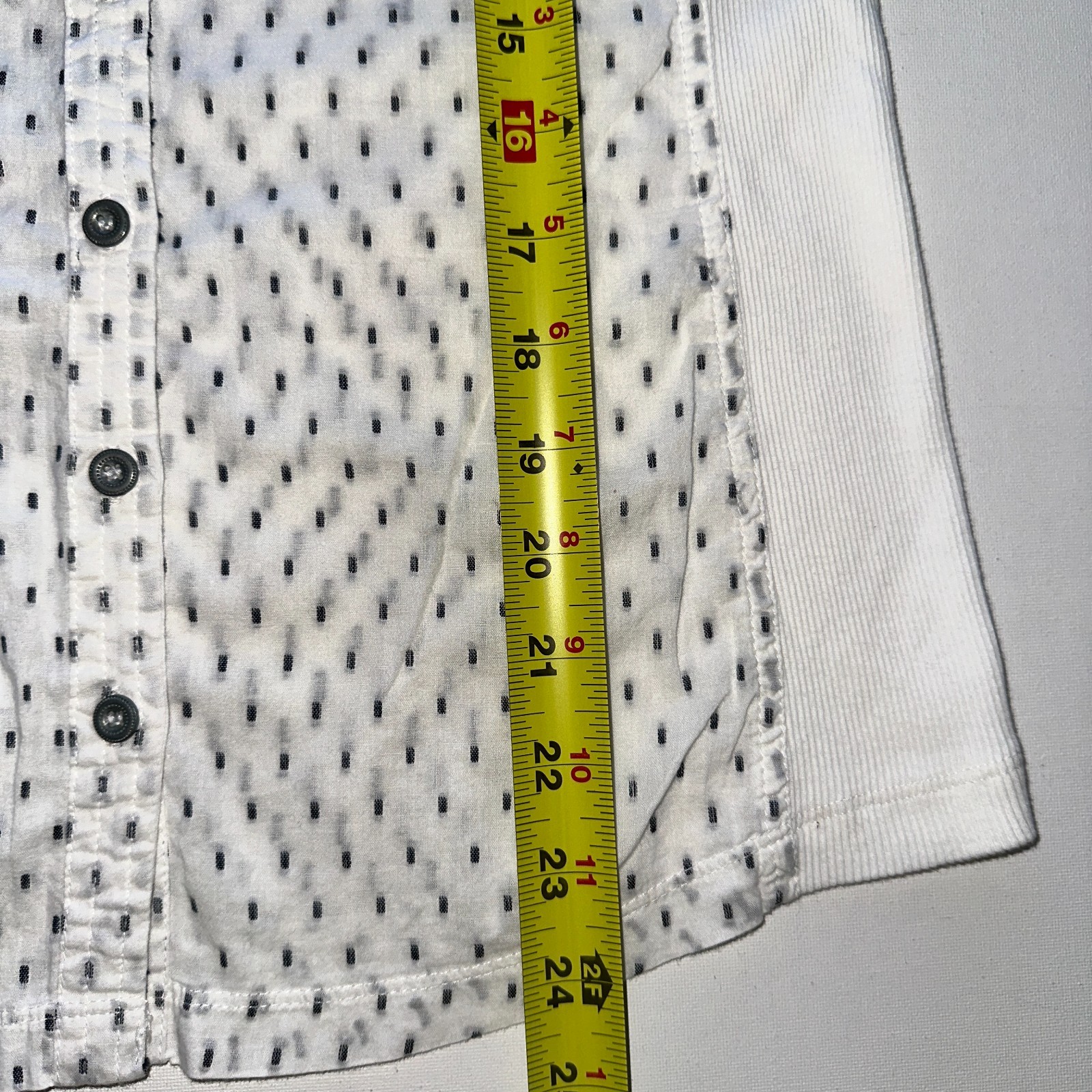 Mango MNG Womens Long Sleeve Shirt 8 White Lightweight Button Down thumbnail 5