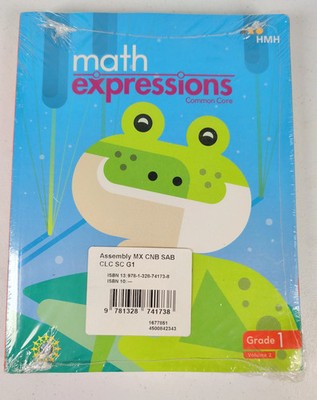HMH Math Expressions Common Core Grade 1 Volume 2 Textbook Paperback