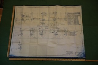 Pennsylvania RR PRR 2D P15 Passenger Car Trucks Brake Arrangement Diagram 1950