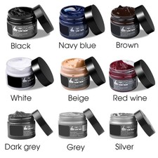 Leather Repair Kit Recoloring Balm Car Seat Couch Sofa Shoes Scratch Color Fix