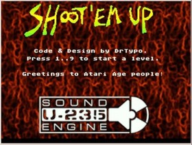 Atari Jaguar CD Game Shoot'em Up, FULL COLOR in DVD case