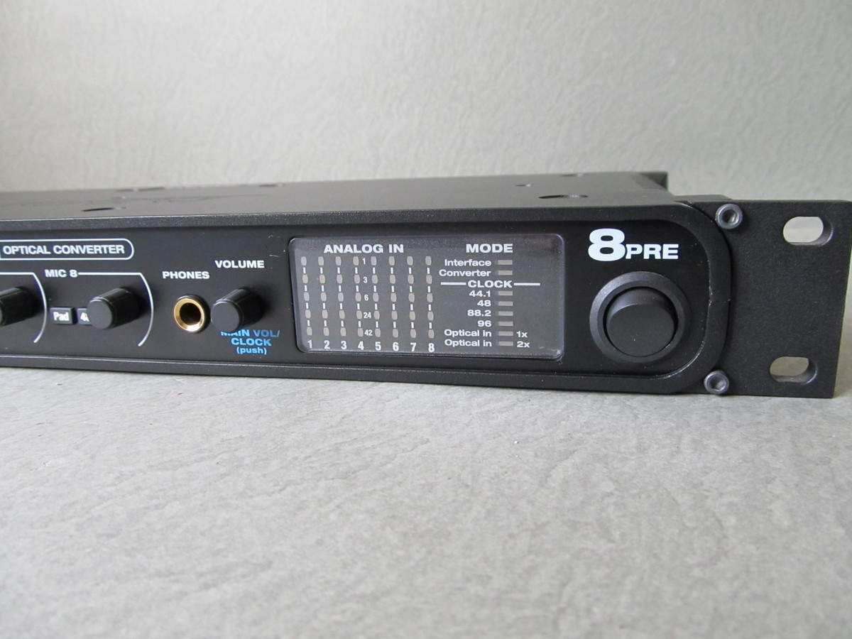 MOTU 8pre firewire オーディオインターフェイス 8pre Overview