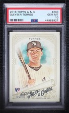 2018 Topps Allen & Ginter Gleyber Torres #240 PSA 10 GEM MT 0vl1