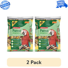 3-D Pet Products Premium Parrot Food Seeds Probiotics 8lb 2 Pack