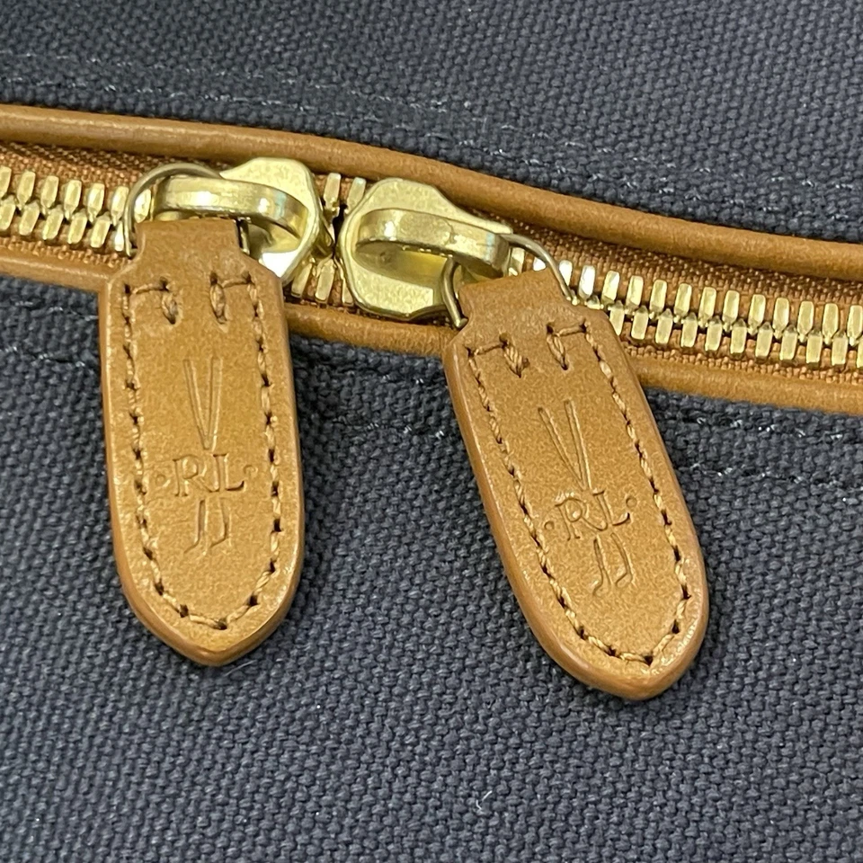 Bolso de Lona Ralph Lauren POLO Golf Lona Cuero Fin de Semana Azul Fotos C Foto 3 de 4