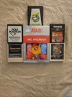 Atari Games Lot Of 6 Games. (1) 7800, (4) 2600 & (1) Factory Sealed 2600 Tested.