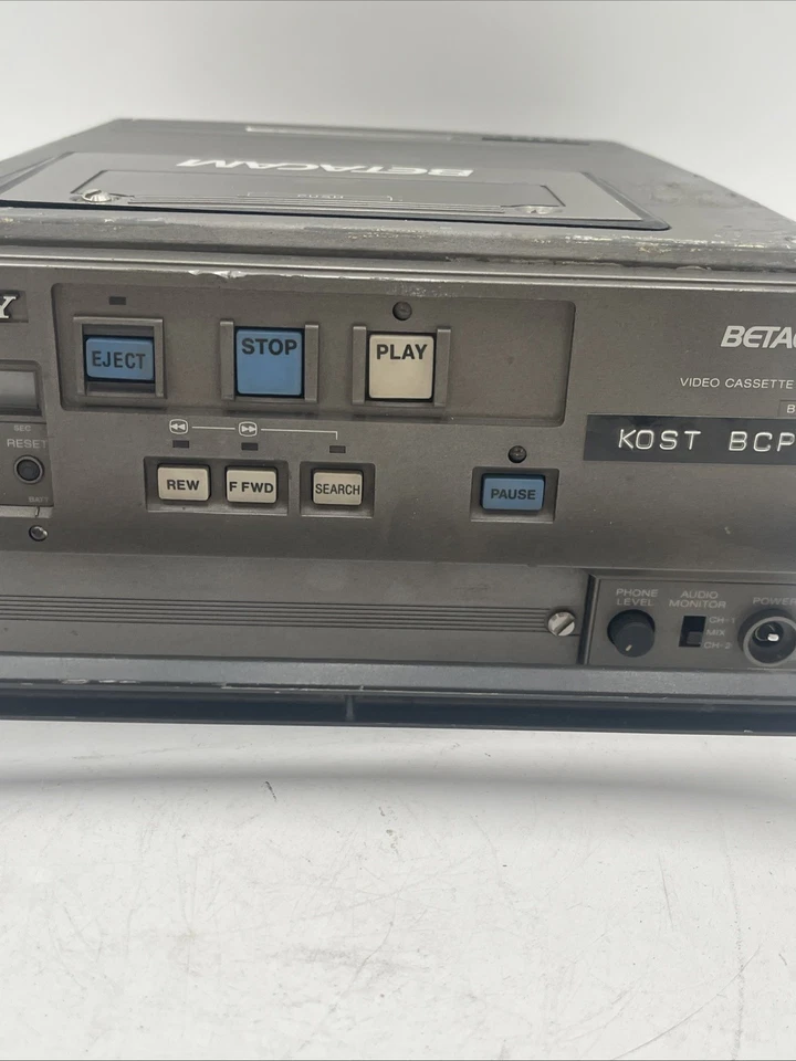 Sony Betacam SP Portable Videocassette Player BVW-21 UNGETESTET - Bild 3 von 4