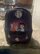 Mochila Loungefly Góndola Disney La Sirenita Nueva con Etiquetas