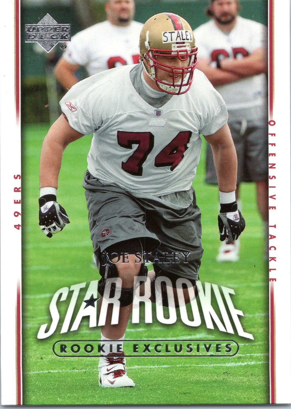 Joe Staley Upper Deck #261 Rookie Exclusives