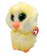 Ty Beanie Boos - Lemon Drop the Chick, MWMT Stuffed Animal Toy
