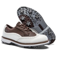 UOFEIY Men s Spiked Golf Shoes, Water-Resistant Lightweight Golf Sneakers, Soft