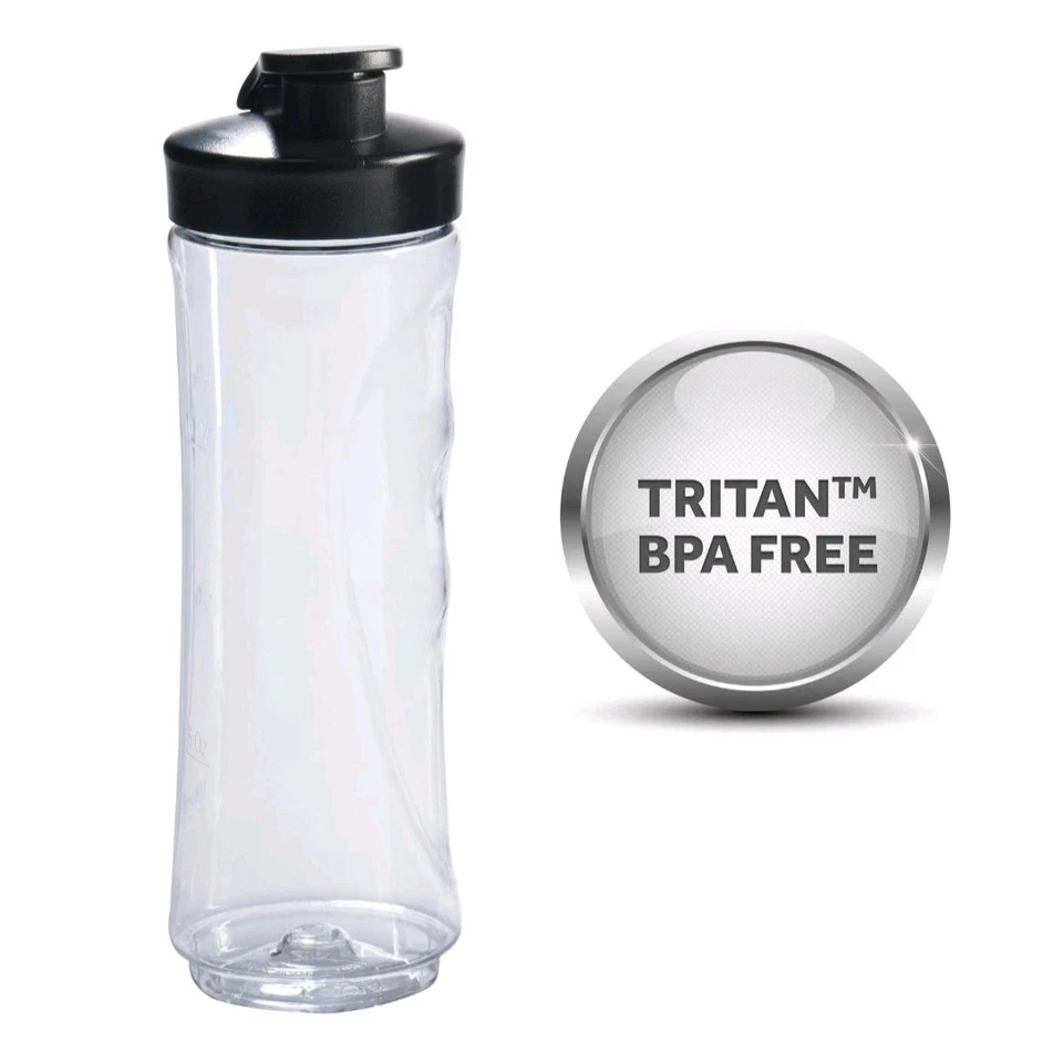 Imetec Personal e Sport Blender PB 100 Mini Frullatore con 2 Bottiglie Take Away - Immagine 4 di 4