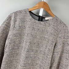 Ann Taylor LOFT Tweed Shift Dress Womens 10 Preppy Classic Academia