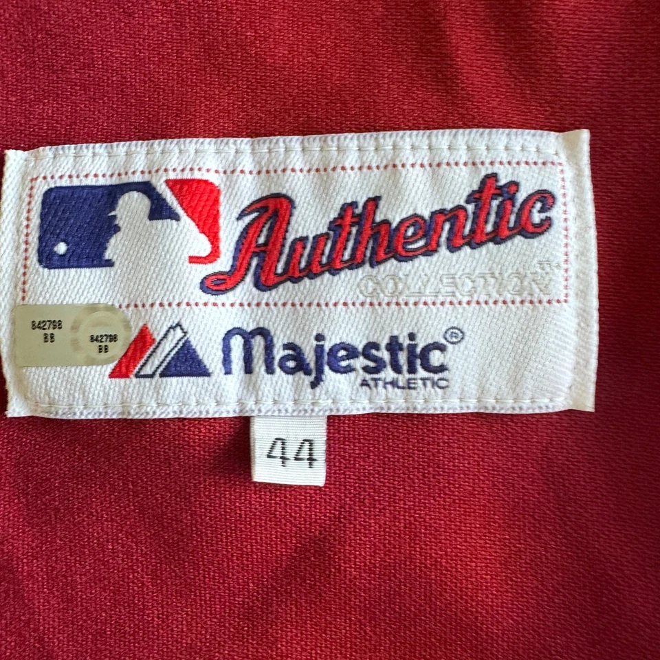 Camiseta deportiva firmada auténtica 2008 Majestic Eric Byrnes Arizona Diamondbacks certificado de autenticidad MLB Foto 4 de 4