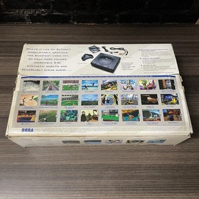 Sega Saturn Original System Box + Some Paperwork + Stickers Only -- NO CONSOLE