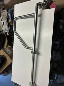 Seachrome Bathroom Handicap Grab Bar 30" Lifestyle + Wellness Swing-Up in Satin