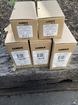 Lot of 3 - NEW Lorex LAB243SB 4.0-Megapixel HD Bullet Camera + 2 Additional