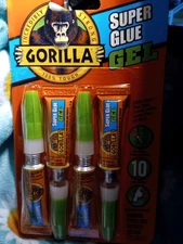 Gorilla Super Glue Gel Clear Adhesive Fast Setting All Purpose Bonding 1 Pack