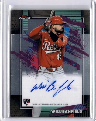 Will Banfield - Reds - OnCard Auto Rookie - Topps MLB Finest 2026 - Bild 1 von 2