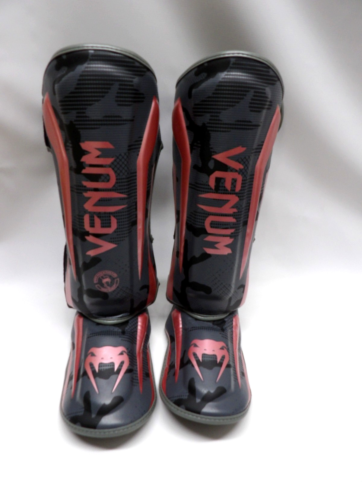 Venum Elite Professional Protective MMA Standup Shin Guards - BK/PK - L - NewOTH