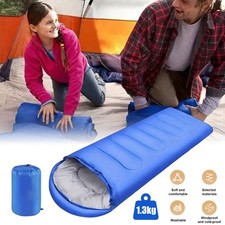 4 Season Sleeping Bag Waterproof Outdoor Camping Hiking Envelope Single Zip Bag