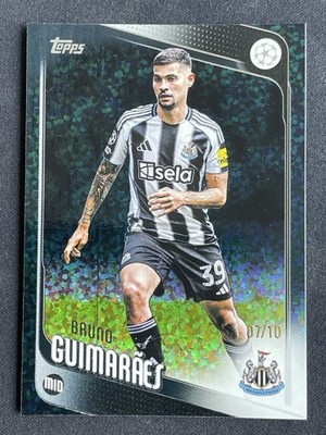 Bruno Guimaraes 2025-26 Topps UCC Black Mini Diamonds Base /10 #117