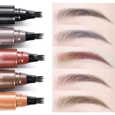 Four-pronged Eyebrow Pencil, Four-end, Long-lasting, Non-smudged, Water-resistan