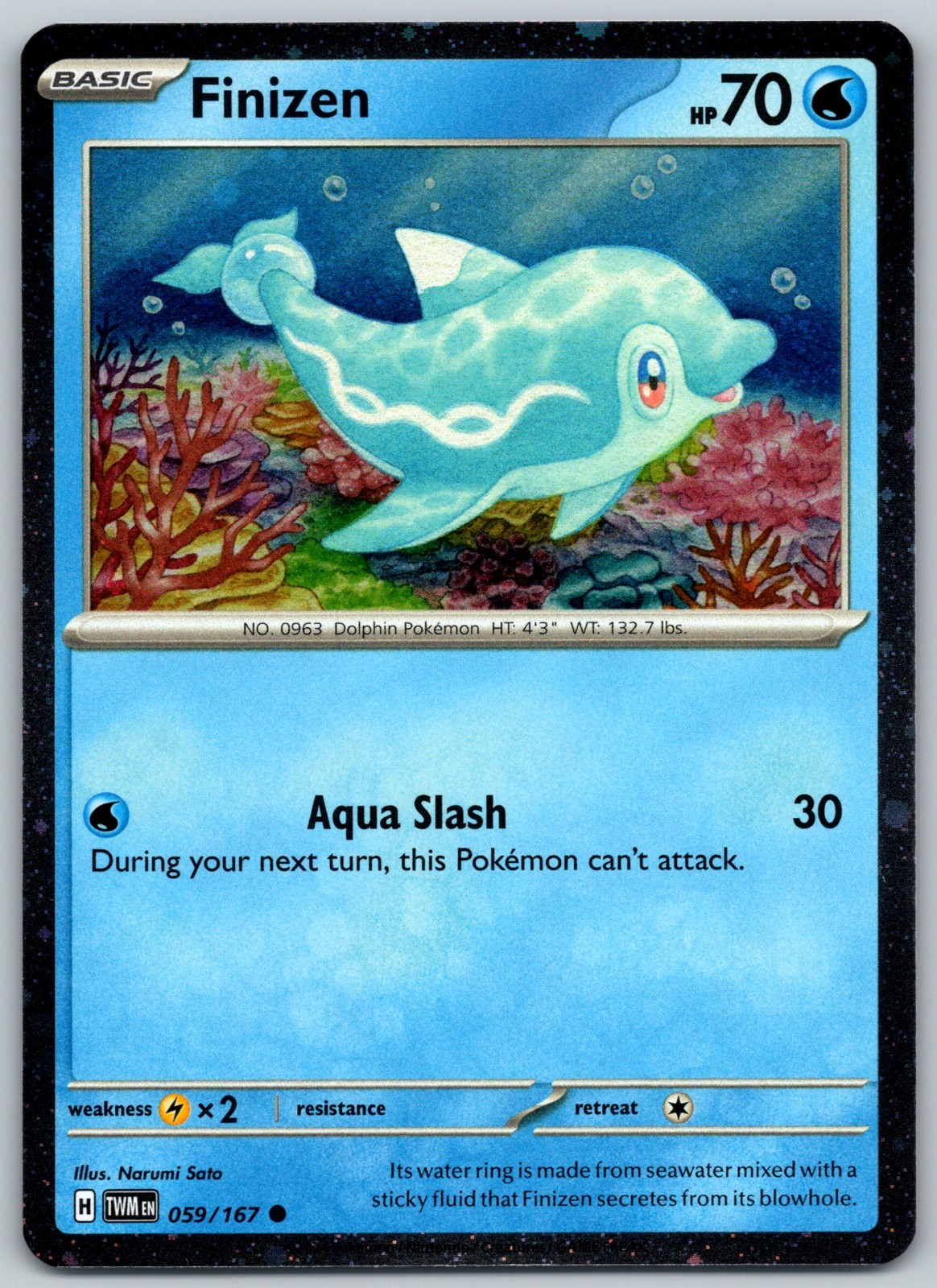 Finizen (Cosmos Holo) - 059/167 - #59 - Pokemon: Twilight Masquerade