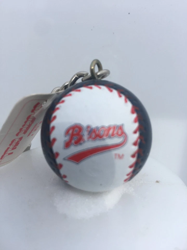 6 J.F. Llaveros deportivos de béisbol Buffalo Bison Foto 4 de 4