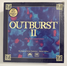 Outburst II Board Game of Verbal Explosion 1991 2nd Edition
