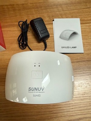 SUNUV 2-in-1 UV LED Nail Lamp with 2 Timers in Pink ( SUN9C )