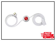 DEWENWILS 12 FT Extension Cord with ON/OFF Switch 2-Prong 3 Outlets, 16/2C