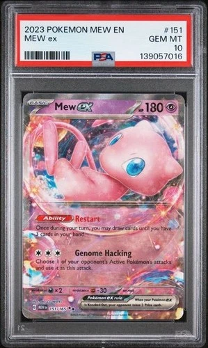 2023 POKEMON MEW EN-151 #151 MEW EX PSA 10