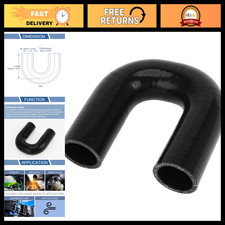 Universal 38mm Silicone Hose 120mm 180 Black Car Radiator Pipe Replacement Universal 38mm Silicone Hose 120mm 180 Black Car Radiator Pipe Replacement