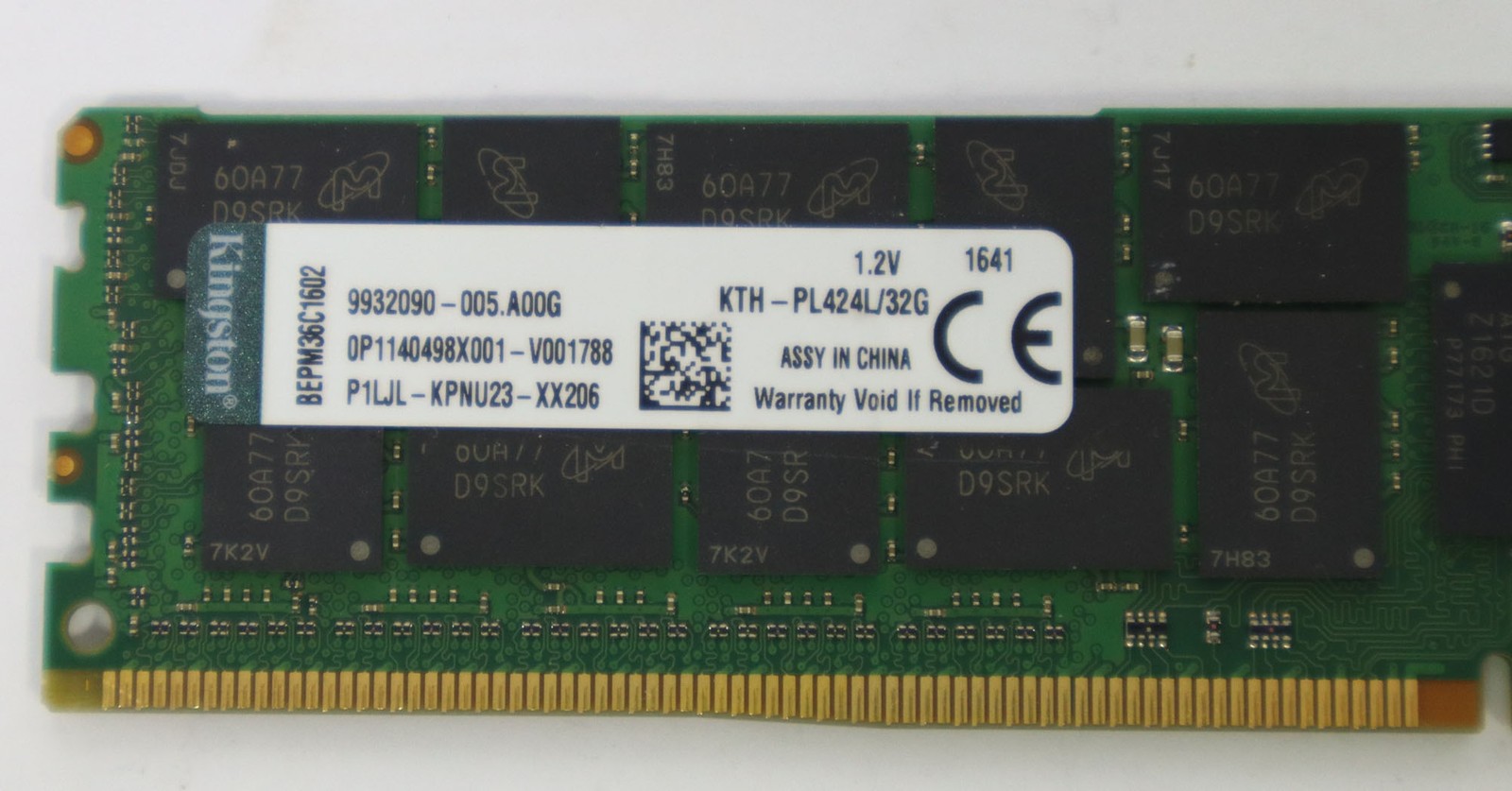 как выглядит Lot of 7 Kingston 32GB PC4-2400 DDR4 ECC Registered Server RAM KTH-PL424L/32G фото
